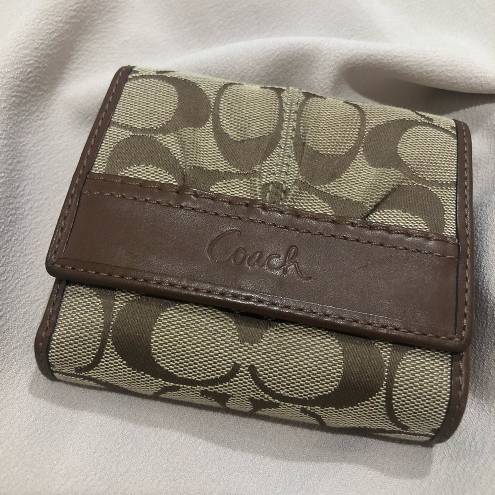 Coach monogram wallet